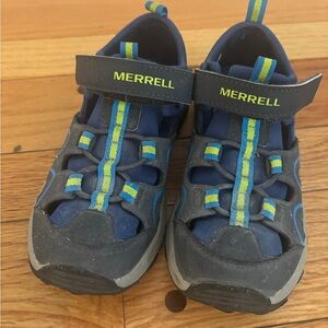 Merrill waterproof shoes/sandals kids size 12